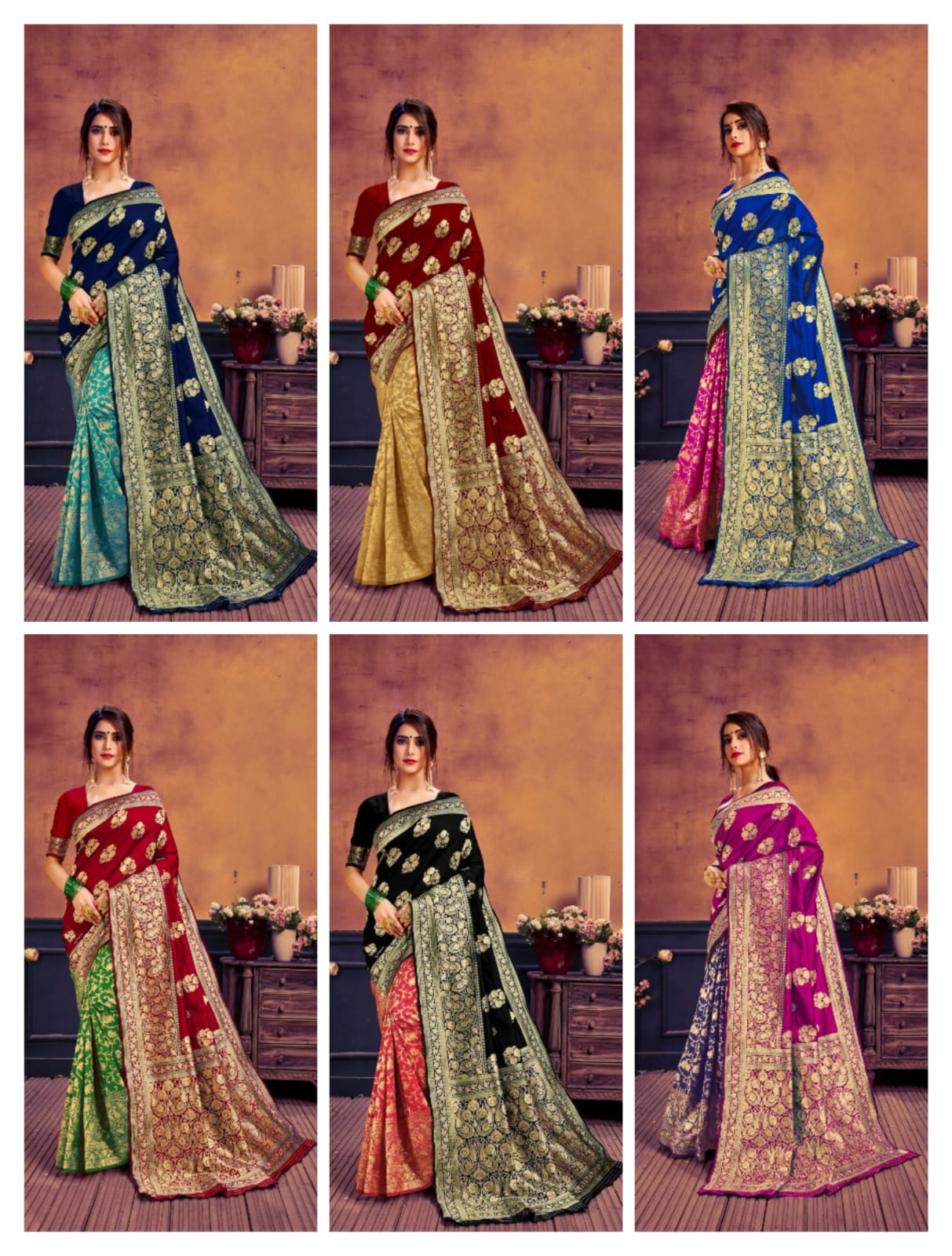 Milano Silk Designer Sarees Catalog